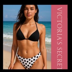 NWT CUPSHE BIKINI BOTTOM Size Med & Victoria Secret Pre-owned Bikini Top 34DD●